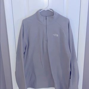 Men’s The Northface Gray 1/4 Zip Fleece XL